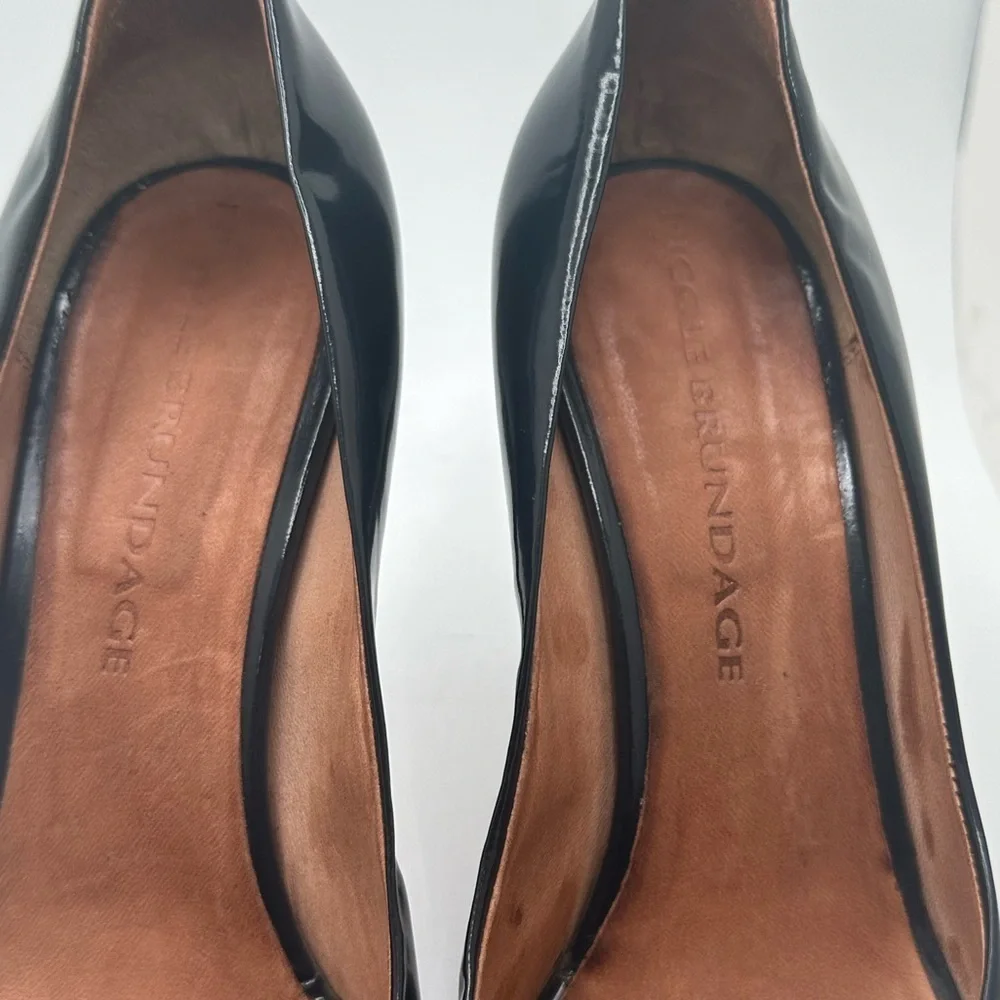 Nicole Brundage peep toe pump size 40EU - Picture 4 of 16